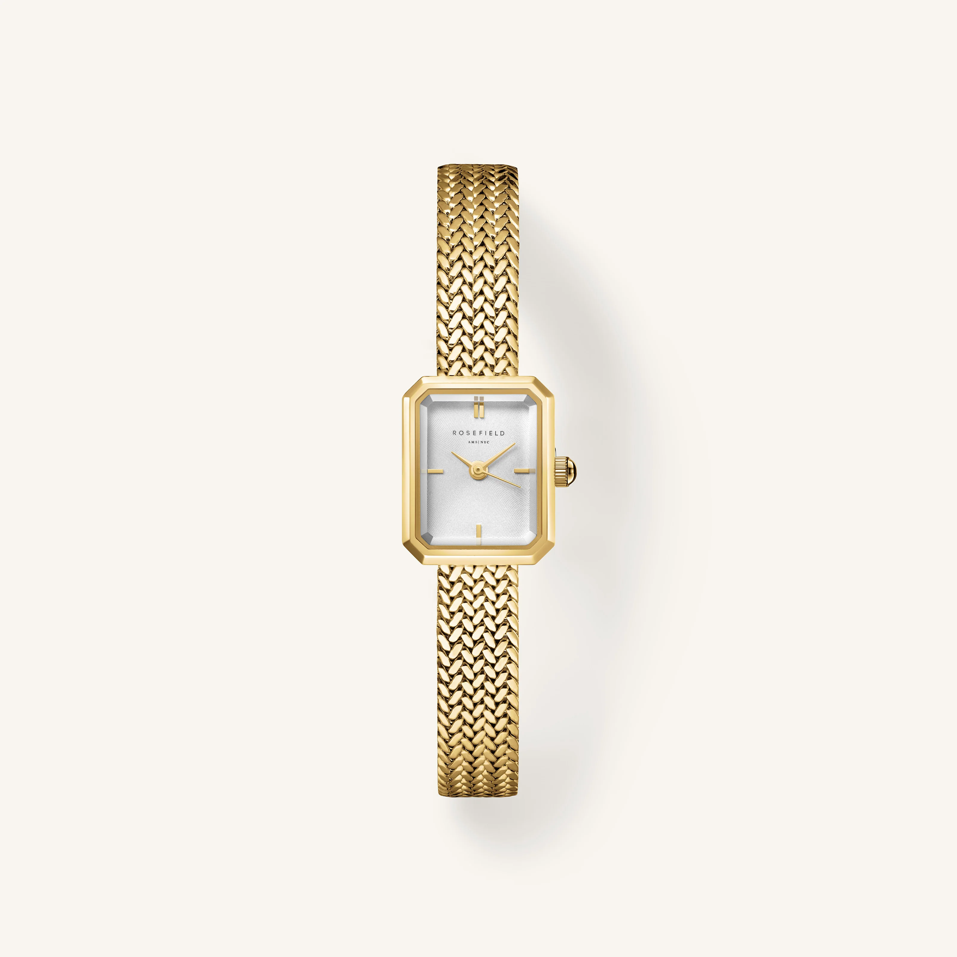 Personalized Rosefield Mini Octagon Gold Watch in Ireland